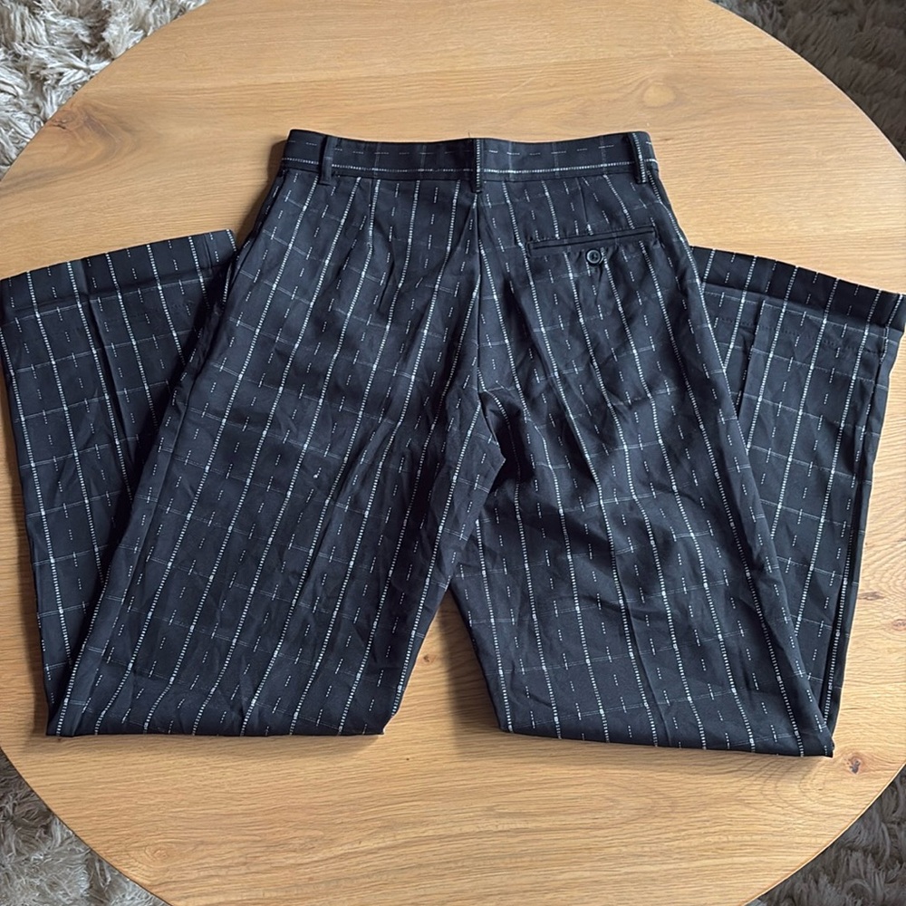 High Waisted Suit Pants